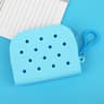 Soft Silicone Mini Holes Wallet Zipper Coin Purses, Card Holder, Money Bag for Women and Girls