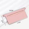 PU Leather Wallet Insert For Chain Strap With D Rings Women Crossbody Purse Insert Organizer 6