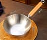 Small Wok Frying Pan, Stainless Steel Non-Stick Skillet for Home Kitchen Use, Induction Cooker, Gas Stove