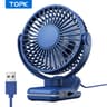 Portable USB ClipOn Desk Fan Brushless Motor UltraQuiet Airflow Sturdy Clamp For Office Or Bedroom 7