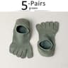 Invisible Toe Socks Summer Thin Cotton Mesh Breathable Soft Elastic Comfort Socks 11