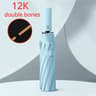 Automatic Folding Umbrella with UV Protection Windproof Compact Travel Umbrella