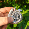 Magnetic Fidget Spinner Armor Stress Relief Toy for Adults, Metal Spinning Top for Focus Relaxation