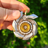 Magnetic Fidget Spinner Armor Stress Relief Toy for Adults, Metal Spinning Top for Focus Relaxation
