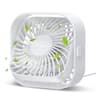 Mini Portable USB Desk Fan With Strong Airflow Quiet Operation Adjustable Speed  Rotatable For Home