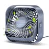Mini Portable USB Desk Fan With Strong Airflow Quiet Operation Adjustable Speed  Rotatable For Home