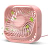 Mini Portable USB Desk Fan With Strong Airflow Quiet Operation Adjustable Speed  Rotatable For Home