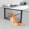 Pet Dog Barrier Fence With Hook Folding Mesh Safety Gate For Dogs Stairs Playpen Breathable Easy Se 3
