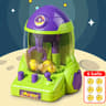 Space Rocket Crawler Toy Multi-Function Ball Pincer Egg Twister for Halloween and Christmas Gifts