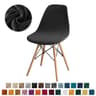 Velvet Stretch Armless Chair Cover Solid Color, Elastic Dining Seat Cover for Home, Hotel, Party, Banquet, Wedding
