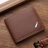 Frosted Leather Wallet For Men MultiSlot Coin Pocket Photo Holder Small Compact And Stylish 8