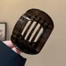 Leopard Print Acetic Acid Hair Clip Elegant Spring Spoon Clip For Women 7