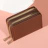 LycheePattern Fashion Purse Large Capacity Coin Purse With Zipper Women Zipper Short Style Multi Ca 4