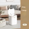 LargeCapacity 20L Waterproof Trash Can Smart Sensor Black Bathroom Bin 8
