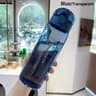 Leakproof Sports Water Bottle Transparent Drinking Bottle Portable Frosted Gym Travel Bottle 10