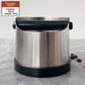 Espresso Coffee Knock Box With NonSlip Rubber Ring Durable Stainless Steel Ground Bin For Effortles 7