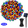 LED Solar Fairy Lights For Gardens 2Pcs Solar String Lights 8 Lighting Modes Christmas Party Decora 9