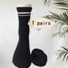 Retro Cotton Yoga Sports Sock For Women Pilates Fitness Sock Medium Long Yoga Sock Four Seasons Soc 4