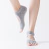 Breathable Pilates Socks For Women NonSlip Yoga Socks Five Toe Backless Fitness Slippers Ladies Bal 0