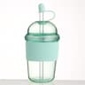 Large Capacity HeatResistant Boba Tea Straw Cup Plastic Tumbler With Lid Coffee Milk Tea  Boba Wate 2