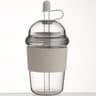 Large Capacity HeatResistant Boba Tea Straw Cup Plastic Tumbler With Lid Coffee Milk Tea  Boba Wate 3