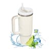 Metal Stainless Steel Insulated Tumbler Large Thermal Mug With Handle Vacuum Straw Cup For Hot And  2