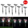 Outdoor Solar Garden Lights Color Changing LED Stainless Steel Lamps For Lawn Patio Waterproof Ener 2