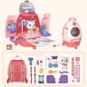 Pet Cat Dog Carrier Backpack Toy, 18PCS Pet Care Playset,Vet Clinic and Doctor Kit for Kids, Pet Veterinarian