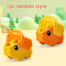 Toddler Press and Go Toy Cars, Wind-up Cars, Baby Animal Vehicles, Bunny Rabbit, Airplane for Easter for Kids
