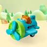 Toddler Press and Go Toy Cars, Wind-up Cars, Baby Animal Vehicles, Bunny Rabbit, Airplane for Easter for Kids
