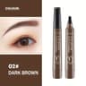 Waterproof Microblading Eyebrow Pen Split Head For Natural Brows 8