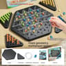 Triggle Triangle Strategy Board Game  Chain Triangle Chess Game With Rubber Bands For Family Game N 6