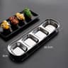 Stainless Steel Divided Dip Bowls  Perfect For BBQ Sauces And Condiments 5