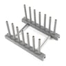 Stainless Steel Kitchen Organizer Pot Lid Rack  Spoon Holder  Pot Lid Shelf Cooking Dish Rack Pan C 5