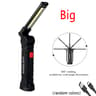 Rotatable Work Light With USB Rechargeable Battery  Magnetic Hook Ideal For Auto Repairs Inspection