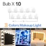 Hollywood Style LED Vanity Lights USB Dimmable Makeup Mirror Lighting Kit