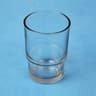 Modern Glass Toothbrush Holder Transparent Matte Bathroom Cup