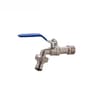 Dual Outlet Zinc Alloy Garden Faucet Heavy Duty Outdoor Bibcock For Irrigation And Home Use 5
