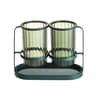 Modern Draining Chopsticks Organizer with Utensil Holder and Sink Tray