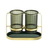 Modern Draining Chopsticks Organizer with Utensil Holder and Sink Tray