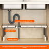 Adjustable Closet Organizer Shelf Stackable Expandable Storage Rack For Kitchen Sink  Wardrobe 5