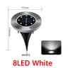 Solar Disk Garden Lights Outdoor Waterproof LED Ground Pathway Lights 5