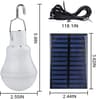 Solar LED Emergency Light Bulb Waterproof Portable Outdoor USB Rechargeable