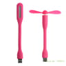 Portable USB Fan With LED Light Flexible Mini Cooling Gadget For Laptop And Power Bank 8