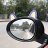 Cat Ear Steering Wheel Cover Cute Kawaii Car Decor Non Slip Grip Set 6