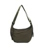 Minimalist Canvas Shoulder Bag For Women Everyday Dumpling Tote With Zipper Closure 4