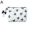 Large Capacity Canvas Makeup Bag With Bow Travel Cosmetic Organizer Pouch For Toiletries  Beauty Es 6