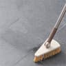 Triangle Floor Brush With Long Handle For Bathroom Kitchen  Tile Gap Cleaning 5