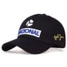 Ayrton Senna Embroidered Racing Cap Adjustable Motorsport Baseball Hat
