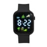 Kids LED Touch Screen Digital Watch with Coconut Tree Pattern and Calendar Display